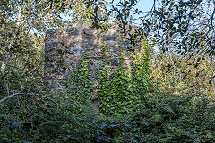 
Stone pillars near Rue des Barras, Guernsey, September 2014