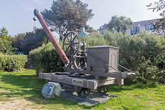 
Herm Harbour crane, September 2014