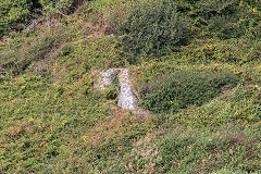 
Behind the engine house, Little Sark Silver Mine, September 2014