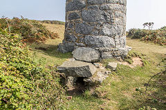 
The flue access, Little Sark Silver Mine, September 2014