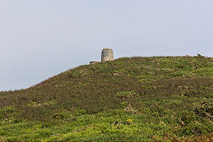 
The Southern chimney, Little Sark Silver Mine, September 2014