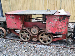 4wBE BEV '323' of 1921 at Alan Keef's works, April 2024