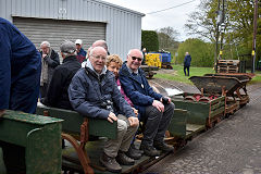 Alan Keef's works railway, April 2024
