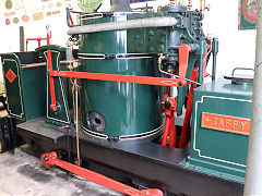 0-4-0VB 'Taffy' at Alan Keef's works, April 2024