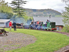 Alan Keef's works railway, April 2024