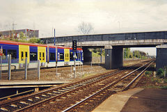 
Hawthorns Station and tram, Birmingham, April 2002