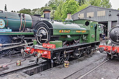 
'813' at Bridgnorth, Severn Valley Railway, May 2017