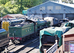 
'6960 Raveningham Hall' at Bridgnorth, Severn Valley Railway, June 2021