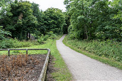 
Middleton incline tensioning pit and incline foot, July 2017