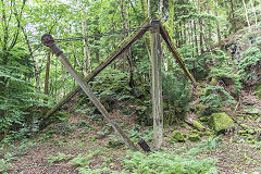 
Scotch derrick in Sheep Pasture Quarry, July 2017