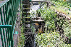 
Chester tobacco and snuff manufactory waterwheel, June 2018