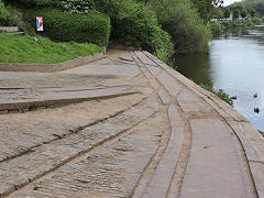 The Wharf tramroad, Ironbridge, May 2023