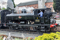 
'7714' at Kidderminster, Severn Valley Railway, May 2017