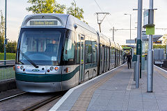 
Tram 205 at Phoenix Park, Nottingham, June 2014