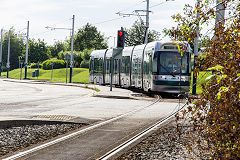 
Tram 212 at Phoenix Park, Nottingham, June 2014