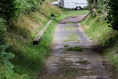 Papplewick disused pumping rods, around 180 ft long, July 2019