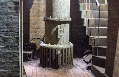 Papplewick reservoir depth gauge, July 2019