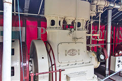 1912 Browett and Lindley compound generator at Papplewick, July 2019