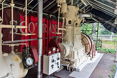 1912 Browett and Lindley compound generator at Papplewick, July 2019