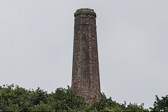 Resting Hill chimney at the end of the mile-long smelter flue, Snailbeach, September 2018