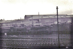'40670' at Dumfries shed, Scotland, July 1963