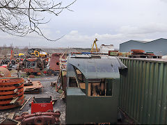 ELR yard and Canal terminus, Heywood, Manchester, February 2024