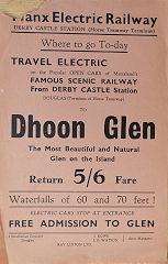 MER Handbill for Dhoon Glen, August 1964