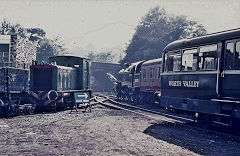 80002 and E79964 at Keighley, West Yorkshire, September 1971