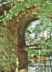 Underbridge near Kepwick village, Kepwick Railway, North Yorkshire, August 1975