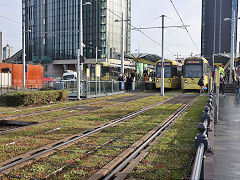 '3113' and '3046' at Deansgate, Manchester, Novenber 2023