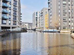 New Islington Marina, Ashton Canal, Central Manchester, Februay 2024