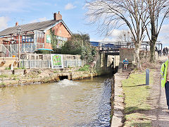The Ashton Canal lock '13', Manchester, Februay 2024