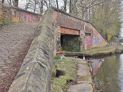 The Ashton Canal at the Stockport Canal junction, Manchester, Februay 2024