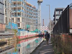 Beyond Union Street road bridge, Rochdale Canal, Manchester, March 2025