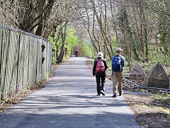 The route of the Stockport Canal, Manchester, March 2025