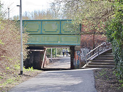 Bridge at Ashton Old Road (A635), Manchester, March 2025
