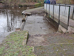 The Rochdale Canal from the basin to the M62, Rochdale, Manchester, February 2024