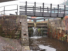 The Rochdale Canal from the basin to the M62, Rochdale, Manchester, February 2024