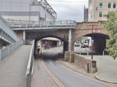 
Pond Hill canal bridge, Sheffield, August 2023