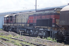 
Morocco Railways DH353, shunting in Casablanca docks, May 2016