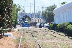 
Casablanca docks tractor No 3 and train, May 2016