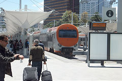 
Morocco Railways unit 111 at the harbour station, May 2016