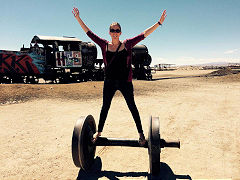 
Colchani salt flats locomotive graveyard, Bolivia  © Photo courtesy of Emma Jenkins