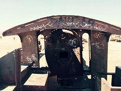 
Colchani salt flats locomotive graveyard, Bolivia  © Photo courtesy of Emma Jenkins