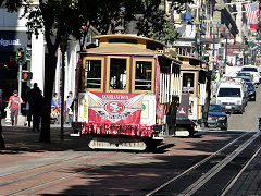 San Fransisco Cable Car en route, January 2013