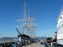 'Eppleton Hall' built in South Shields in 1914 and used in Sunderland, San Fransisco, January 2013