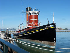 
'Hercules' built in 1907 at Camden, New Jersey by Dialogue and Sons, San Fransisco, January 2013