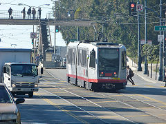 
1430 passing Balboa Park depot, San Fransisco, January 2013