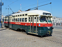 
1077 in Birmingham, AL livery at Fishermans Wharf, San Fransisco, January 2013