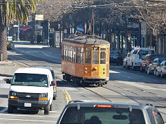 
Milan '1856', built 1928, at Castro terminus, San Fransisco, January 2013